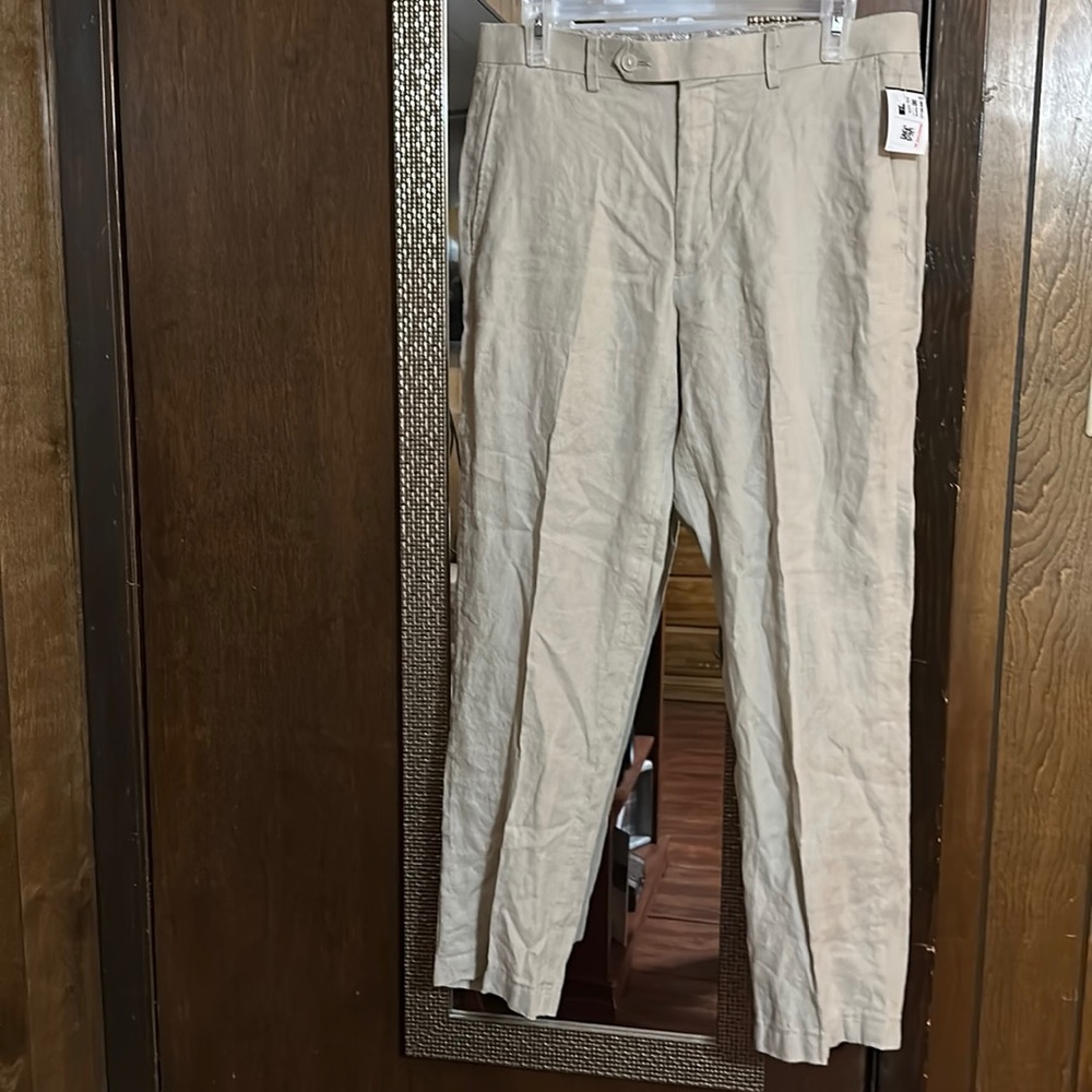 Men’s Ralph Lauren Ultraflex Classic fit 100% linen pants